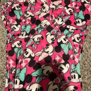 Fleece Minnie Mouse pajama pants